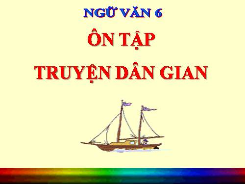 Bài 13. Ôn tập truyện dân gian