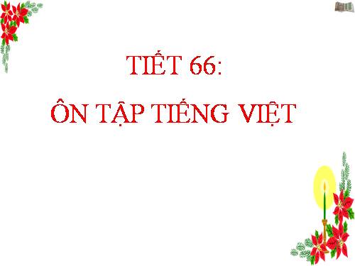 Bài 17. Ôn tập Tiếng Việt