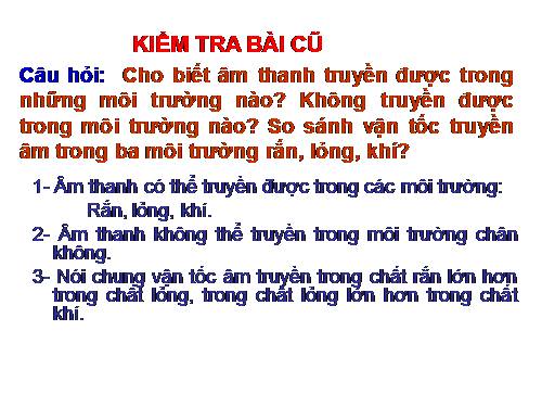 Bài 14. Phản xạ âm - Tiếng vang