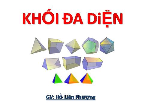 Chương I. §1. Khái niệm về khối đa diện