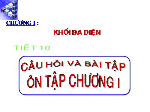 Chương I. §3. Khái niệm về thể tích của khối đa diện( Tích hợp)