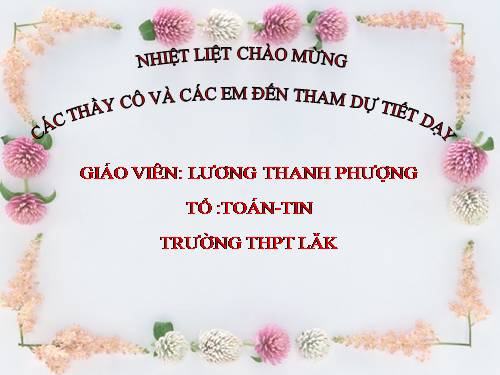 Chương II. §1. Khái niệm về mặt tròn xoay