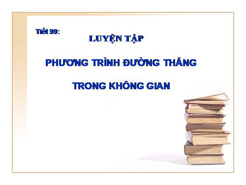 Các bài Luyện tập