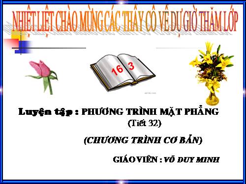 Các bài Luyện tập