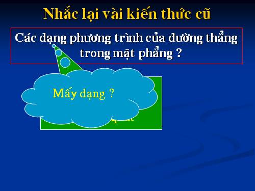 Chương III. §3. Phương trình đường thẳng trong không gian