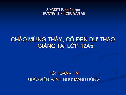 Các bài Luyện tập