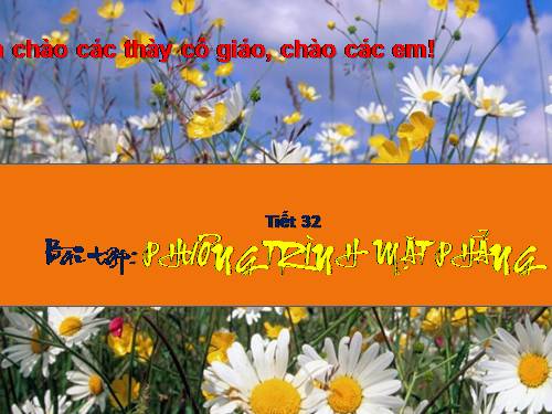 Chương III. §2. Phương trình mặt phẳng