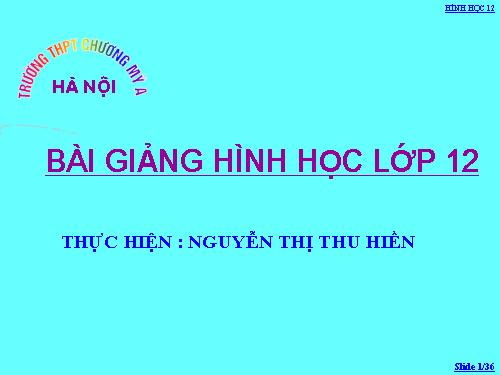 Chương I. §1. Khái niệm về khối đa diện