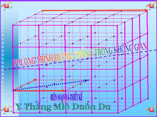 Chương III. §3. Phương trình đường thẳng trong không gian