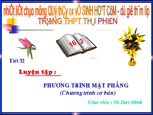 Các bài Luyện tập