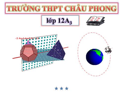 Ôn tập Chương III. Phương pháp tọa độ trong không gian