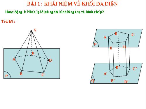 Chương I. §1. Khái niệm về khối đa diện