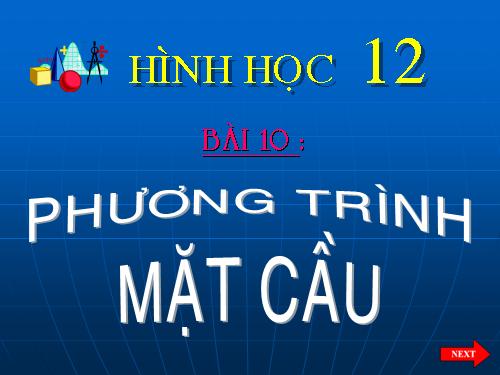 Chương III. §2. Phương trình mặt phẳng