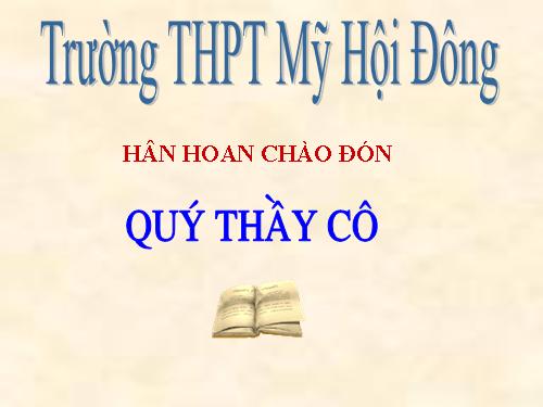 Chương II. §1. Khái niệm về mặt tròn xoay