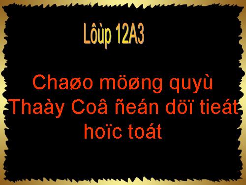 Các bài Luyện tập