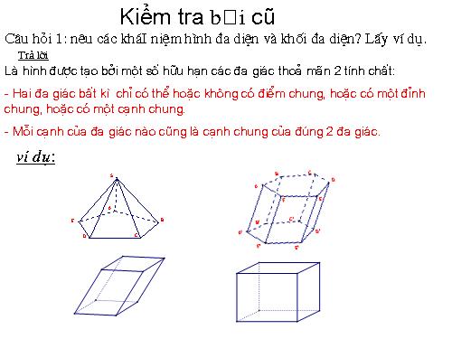 Chương I. §1. Khái niệm về khối đa diện