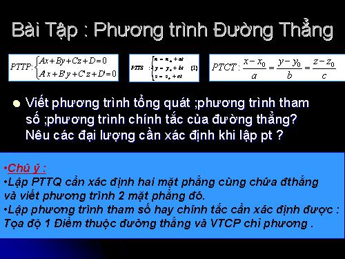 bai 7: bai tap pt dường thẳng