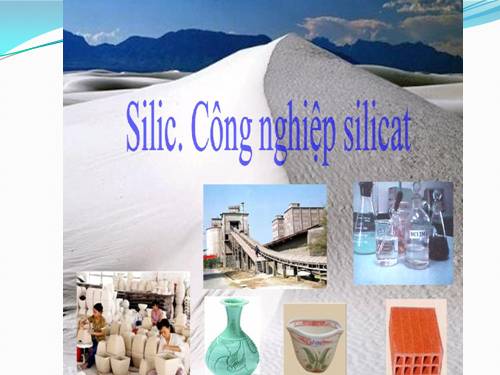 Bài 30. Silic. Công nghiệp silicat.