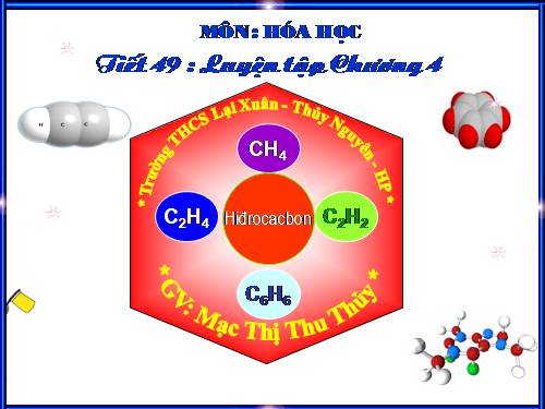 Bài 42. Luyện tập chương 4: Hiđrocacbon - Nhiên liệu