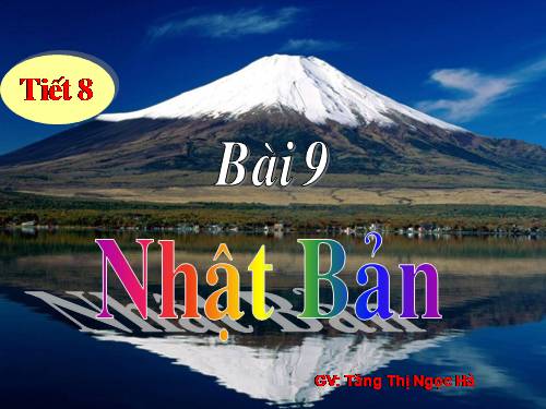 Bài 9. Nhật Bản