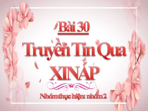 Bài 30. Truyền tin qua xináp