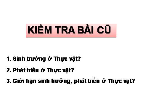 Bài 37. Sinh trưởng và phát triển ở động vật