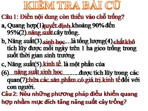 Bài 12. Hô hấp ở thực vật