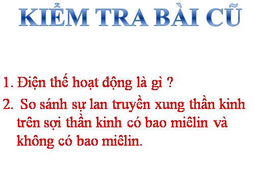 Bài 30. Truyền tin qua xináp