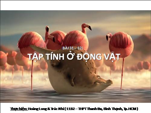 Bài 31. Tập tính của động vật