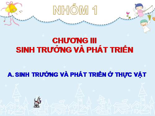 Bài 34. Sinh trưởng ở thực vật