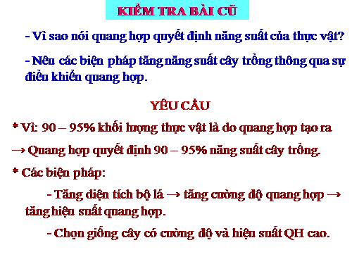 Bài 12. Hô hấp ở thực vật