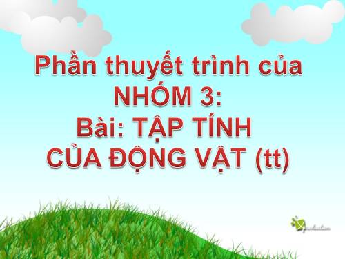 Bài 32. Tập tính của động vật (tiếp theo)