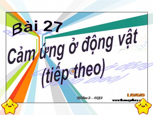 Bài 26. Cảm ứng ở động vật