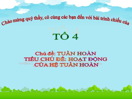 Bài 19. Tuần hoàn máu (tiếp theo)