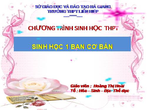 Bài 23. Hướng động