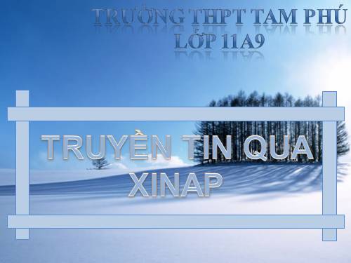 Bài 30. Truyền tin qua xináp