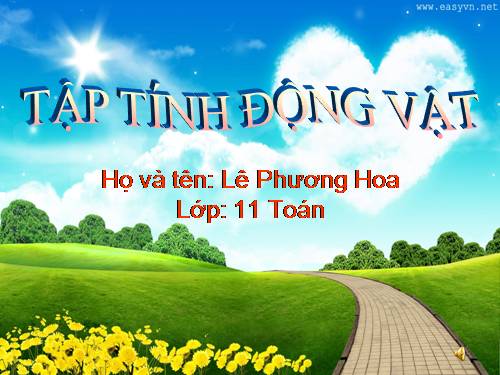 Bài 31. Tập tính của động vật