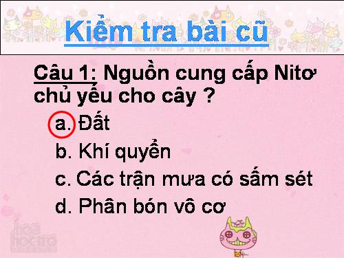 Bài 8. Quang hợp ở thực vật