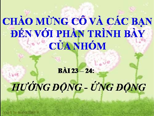 Bài 23. Hướng động