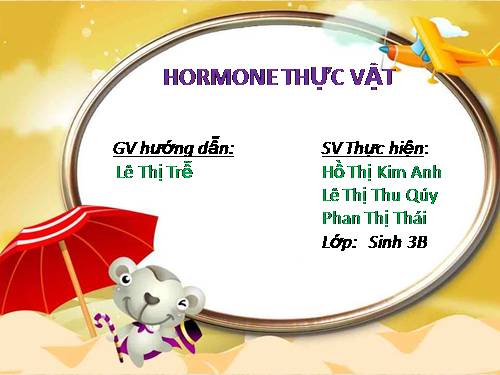 Bài 35. Hoocmôn thực vật