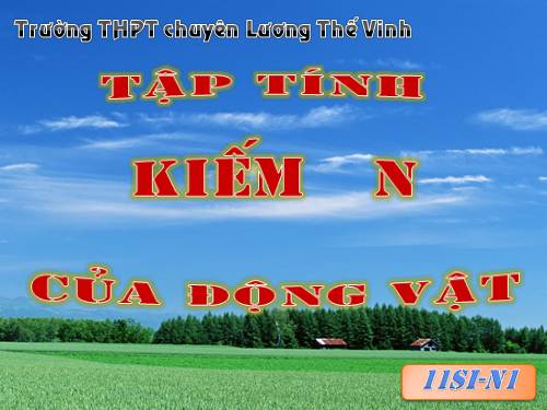 Bài 33. Thực hành: Xem phim về tập tính của động vật