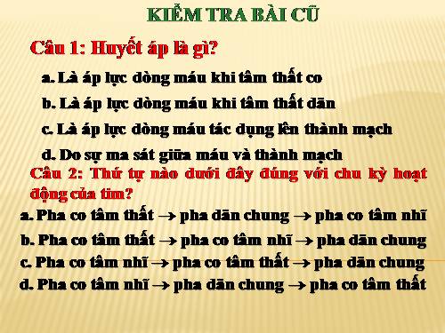 Bài 20. Cân bằng nội môi