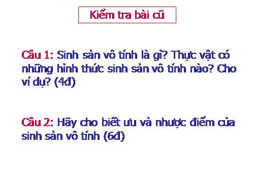 Bài 42. Sinh sản hữu tính ở thực vật