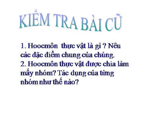 Bài 36. Phát triển ở thực vật có hoa