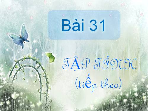 Bài 32. Tập tính của động vật (tiếp theo)