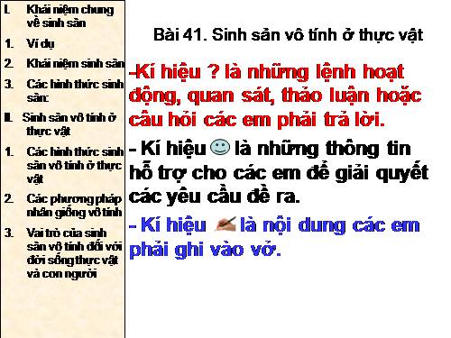 Bài 41. Sinh sản vô tính ở thực vật