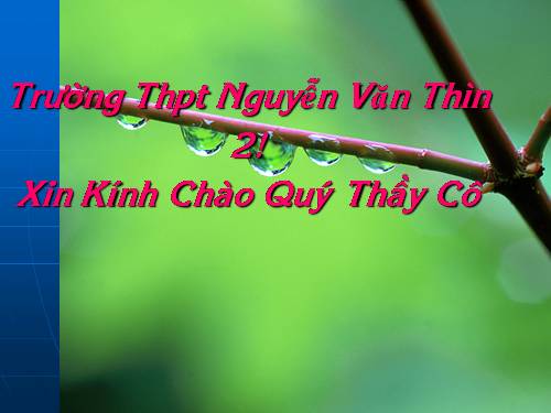 Bài 3. Thoát hơi nước