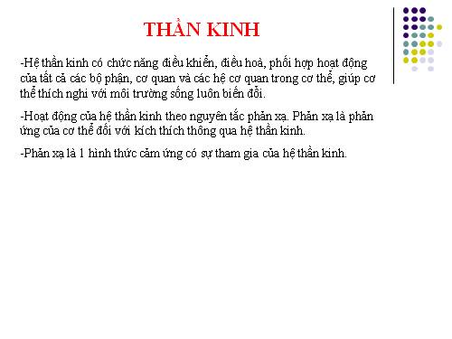 thần kinh