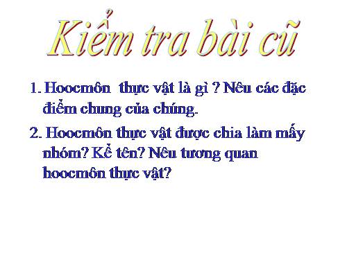 Bài 36. Phát triển ở thực vật có hoa