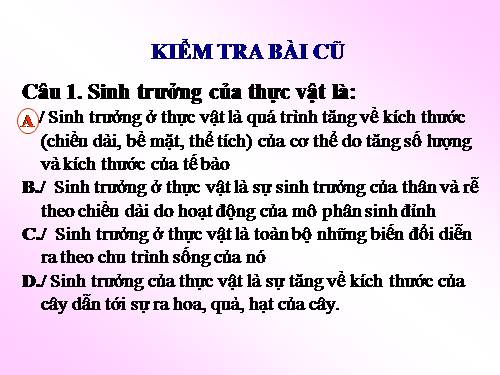 Bài 37. Sinh trưởng và phát triển ở động vật